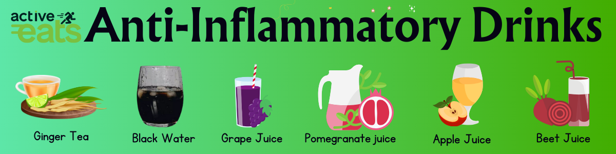 Anti-inflammatory drinks like green tea and turmeric-infused beverages contain compounds that can reduce inflammation, potentially easing conditions such as arthritis and heart disease. These drinks offer antioxidants and may aid in managing chronic inflammation, supporting overall health, and reducing the risk of related diseases.