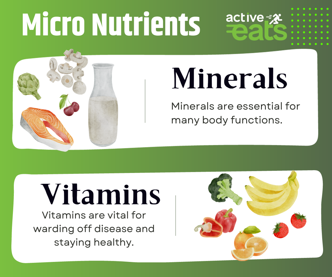 Micronutrients, including vitamins and minerals, are essential for various bodily functions. They support immune system function, regulate metabolism, and promote healthy cell growth and repair. These compounds also aid in maintaining strong bones, cognitive function, and overall well-being, preventing deficiencies and promoting optimal health.