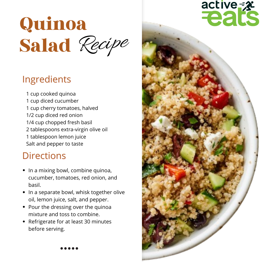 Quinoa salad is a nutritious dish with benefits including protein for muscle repair, fiber for digestion, vitamins and minerals for overall health, and antioxidants for cell protection. It supports weight management, suits gluten-free and vegan diets, and is a versatile, delicious, and easy-to-prepare option for a balanced meal.