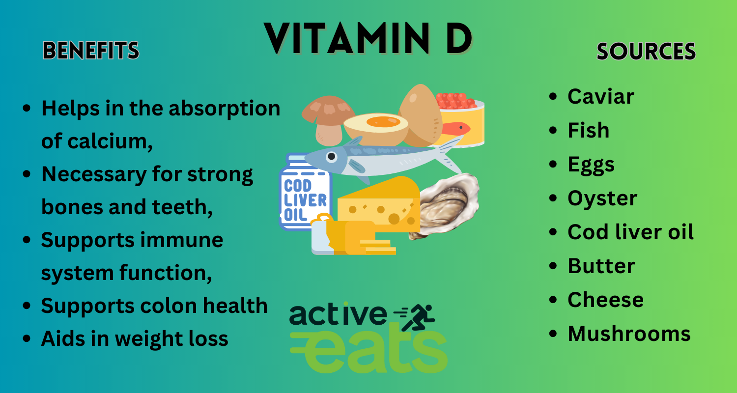Vitamin D is essential for strong bones, as it helps the body absorb calcium. It also plays a role in immune function, cardiovascular health, and mood regulation. The primary source of vitamin D is exposure to sunlight. Dietary sources include fatty fish like salmon and mackerel, fortified foods like milk and cereals, and supplements when necessary, especially in regions with limited sun exposure.