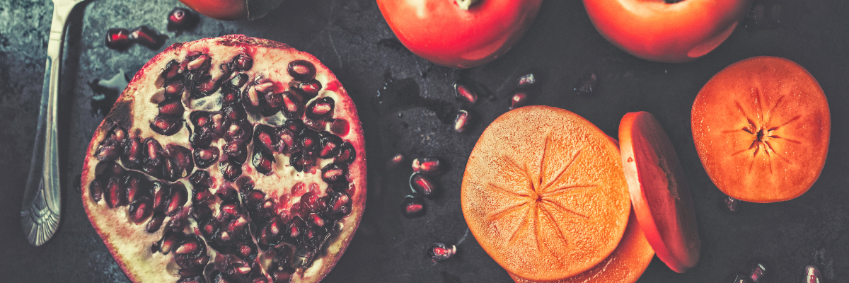 Pomegranates and Persimmons