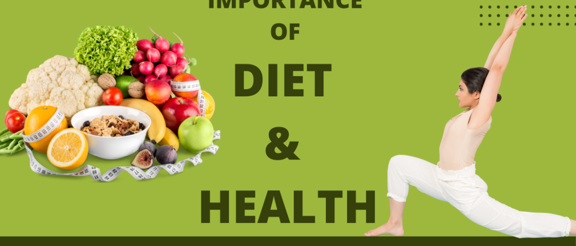 The importance of balance between diet and health.