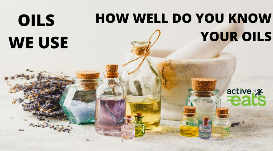 Image showing different types of edible oils, body oils, essential oils, hair oils and face oils with text: "Oils We Use Daily How well do you know your Oils "
