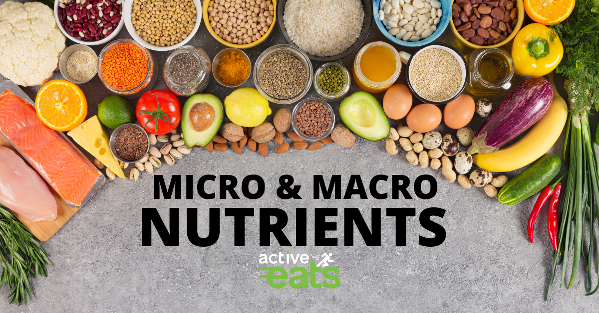 Micro and Macro Nutrients Cheat-sheet | Coach Active Eats